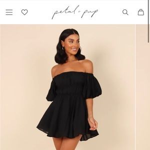 Petal & Pup Ariana Black Dress